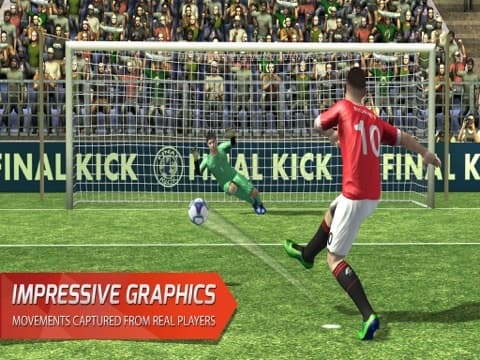 Final Kick VR - Virtual Reality free soccer game for Google Cardboard screenshot 2
