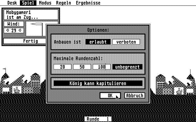 Ballerburg (1987) screenshot 4