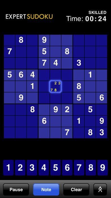Expert Sudoku screenshot 2