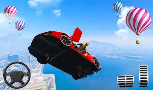 Superhero Car Stunts - Racing Car Games screenshot 2