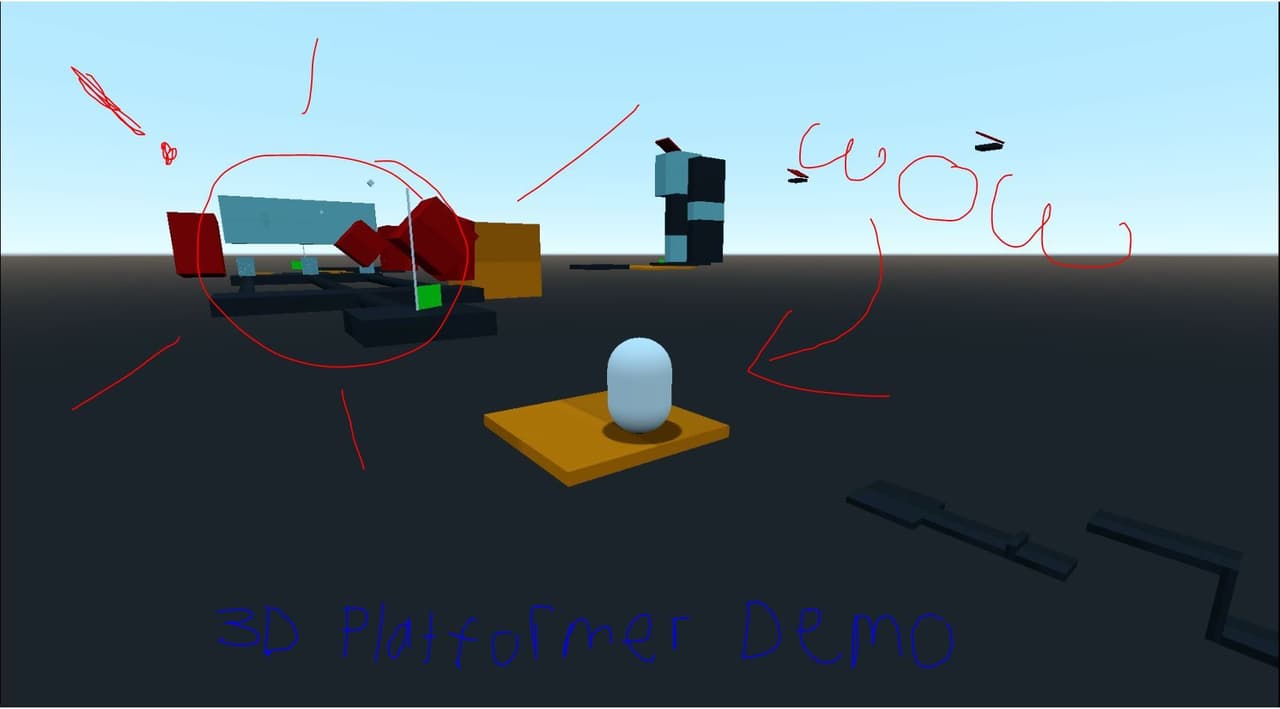 3D Platformer Demo... in Godot