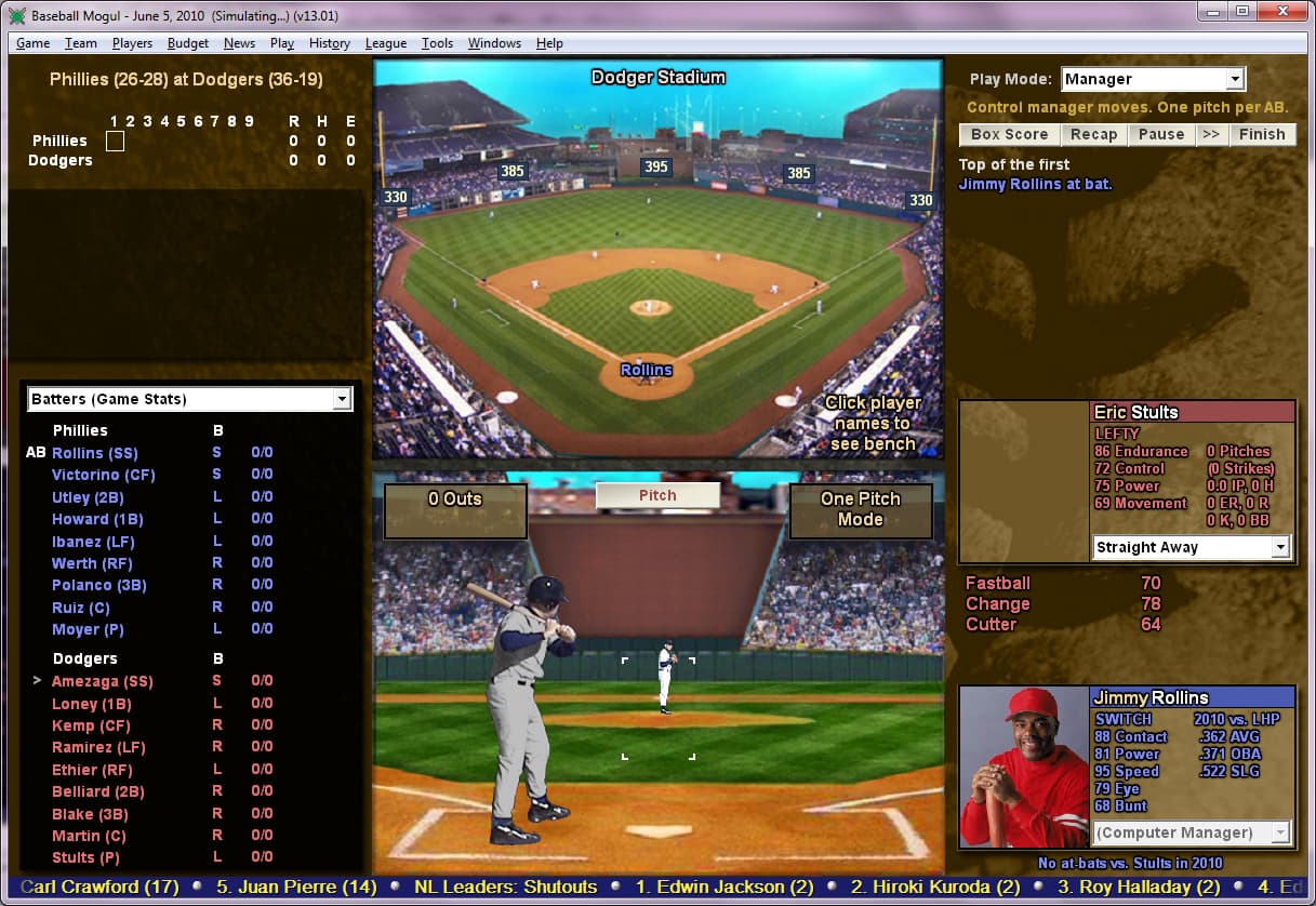 Baseball Mogul 2011 screenshot 4