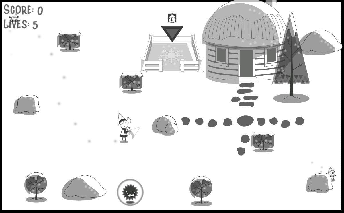 Save The Snowlings - B&W Jam screenshot 2