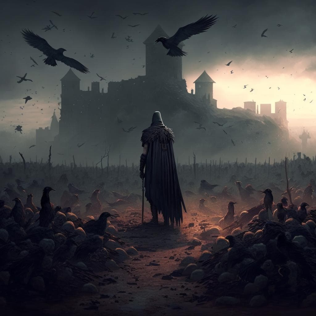 A dead battlefield