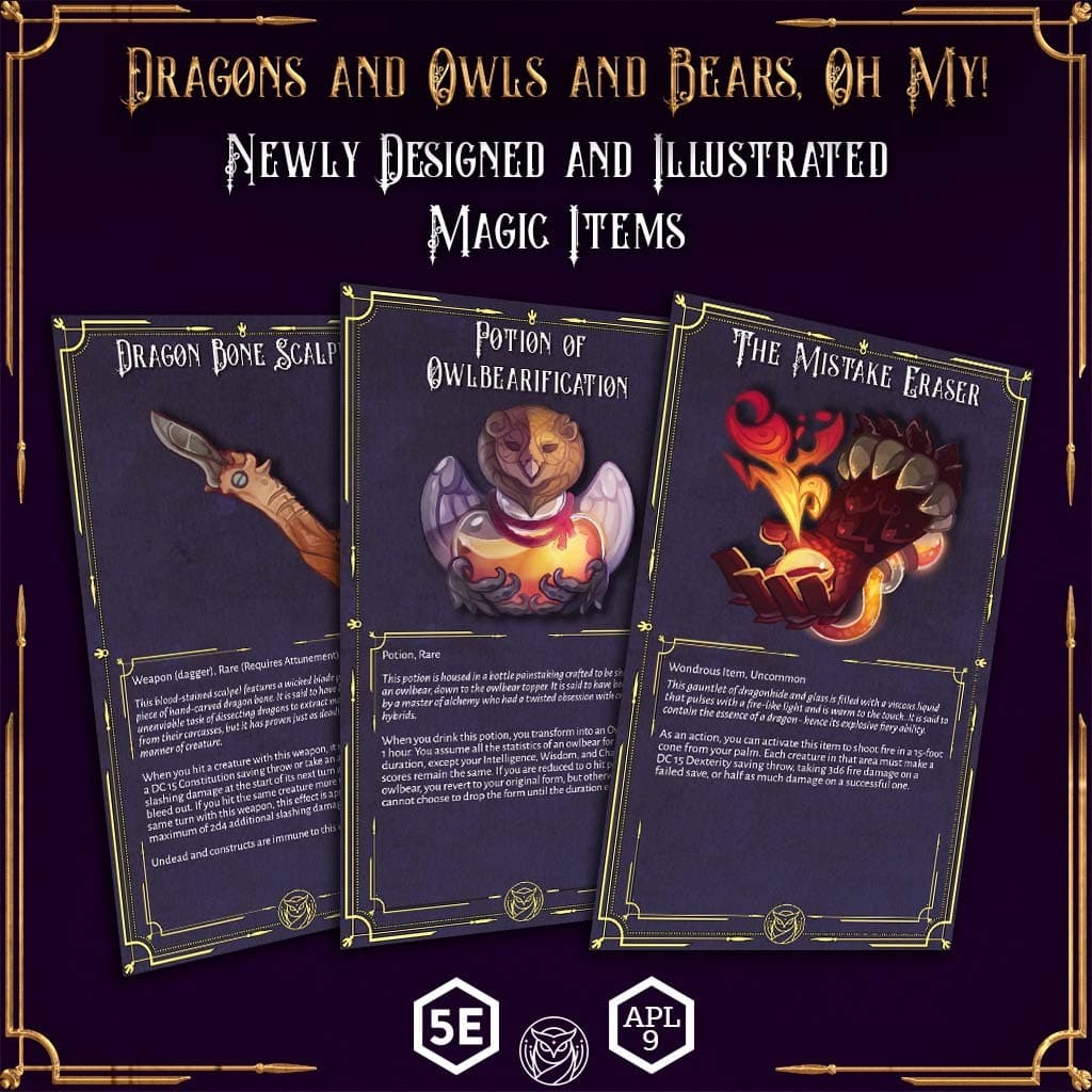 Dragons and Owls and Bears, Oh My! screenshot 3