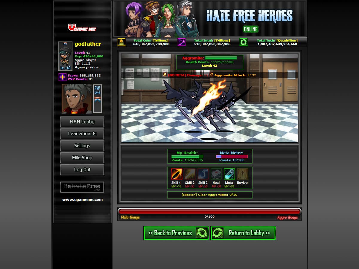 Hate Free Heroes Online screenshot 4