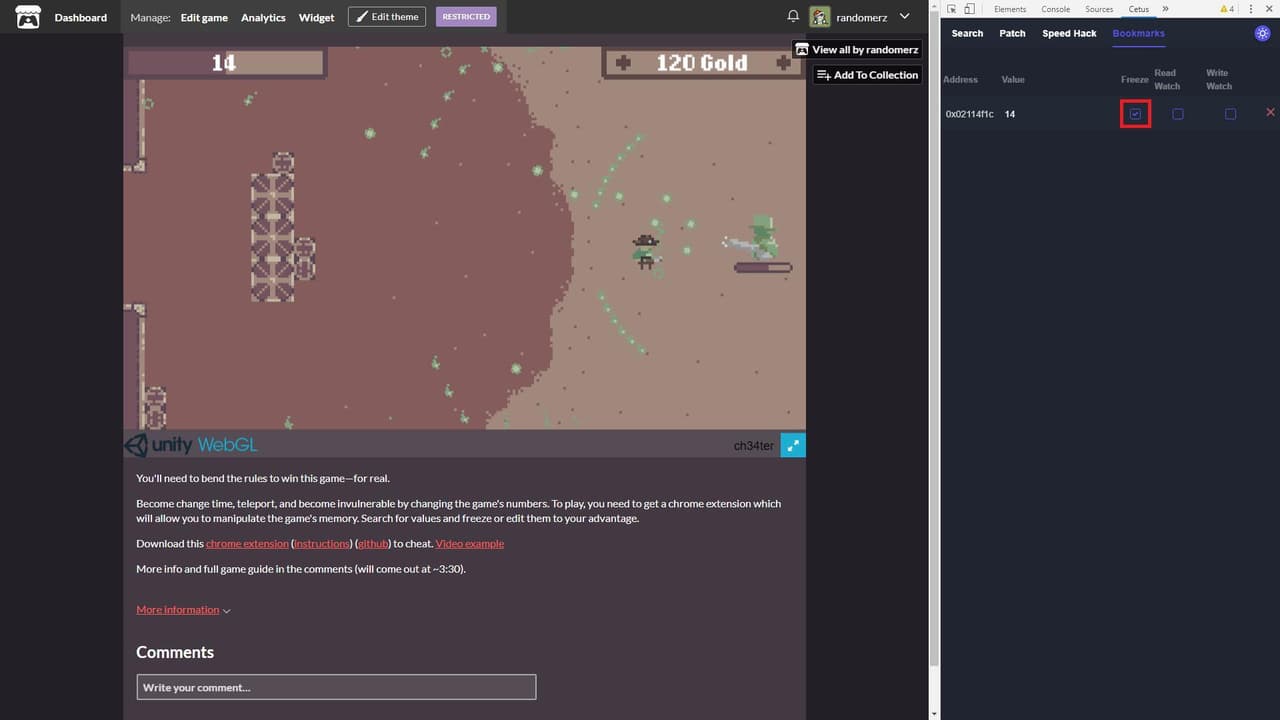 ch34ter screenshot 4