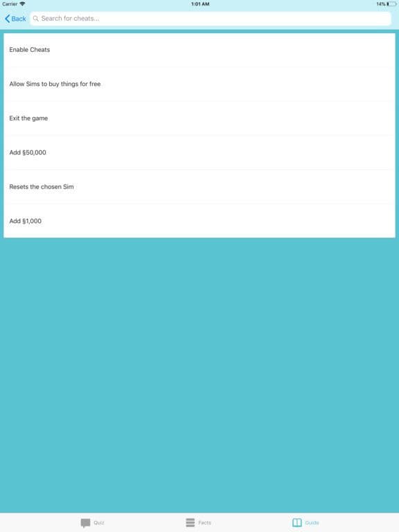 Cheats for The Sims screenshot 4