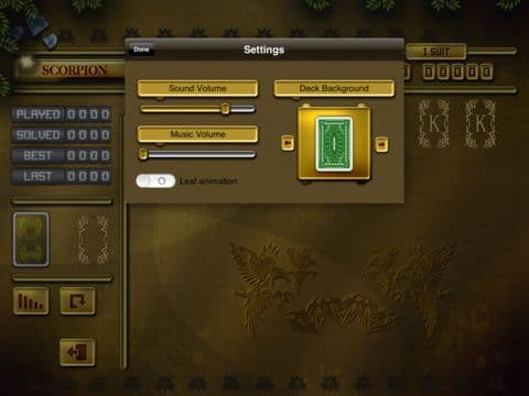 ACC Solitaire [ Scorpion ] HD Free - Classic Card Games for iPad & iPhone