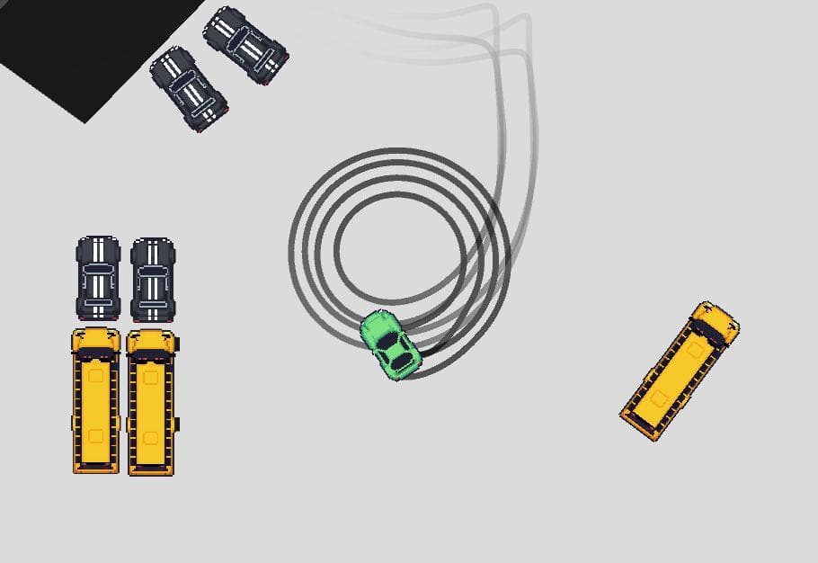 Top Down Car - Physics Demo screenshot 2