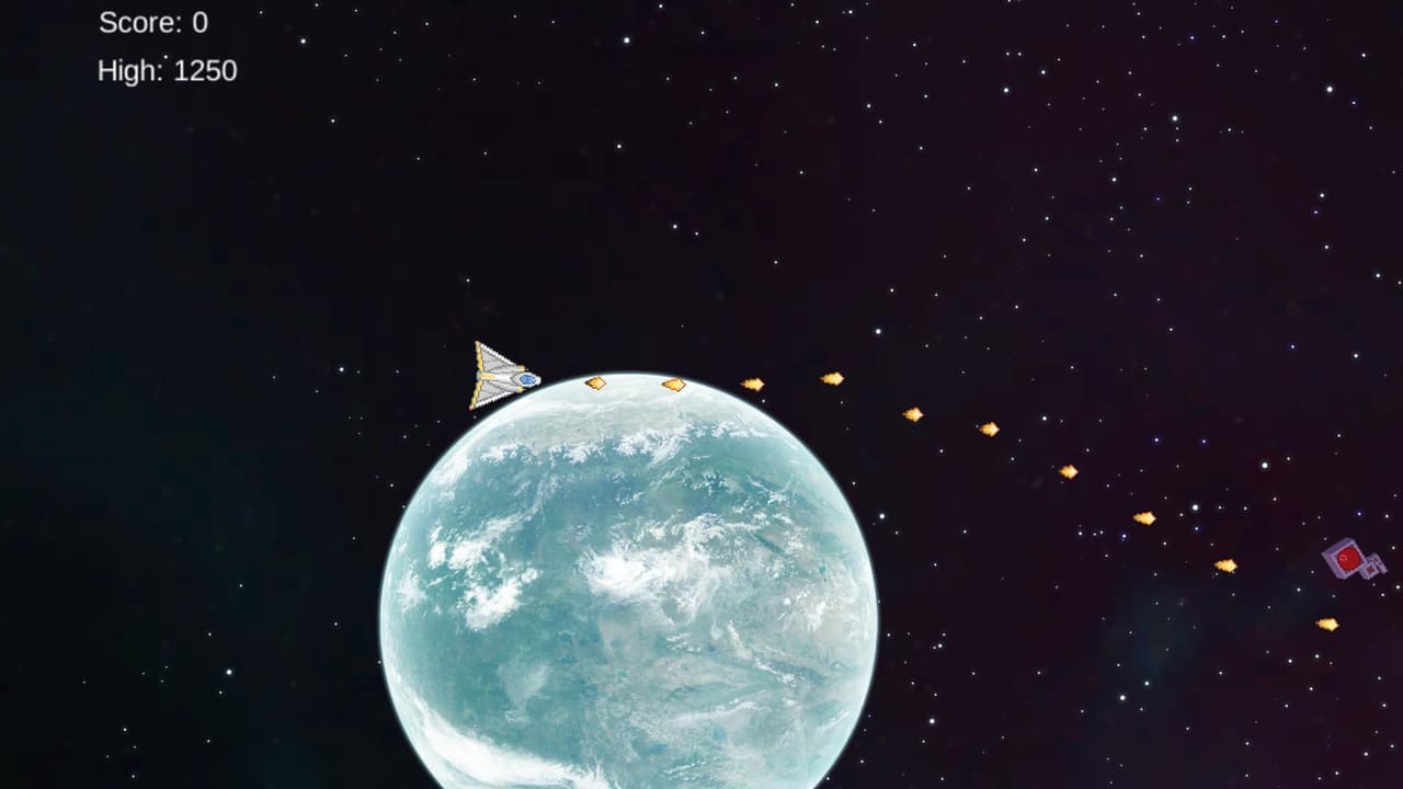 2d space shooter h screenshot 2