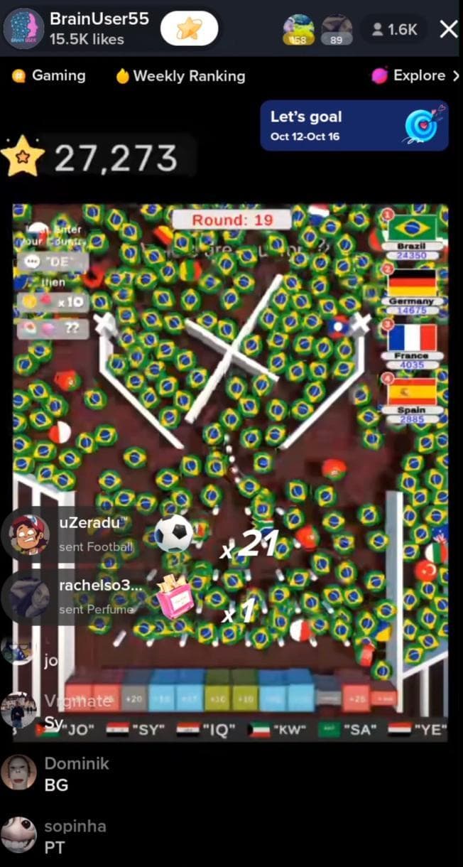 Tiktok Live game (Plinko Country Flag) screenshot 2