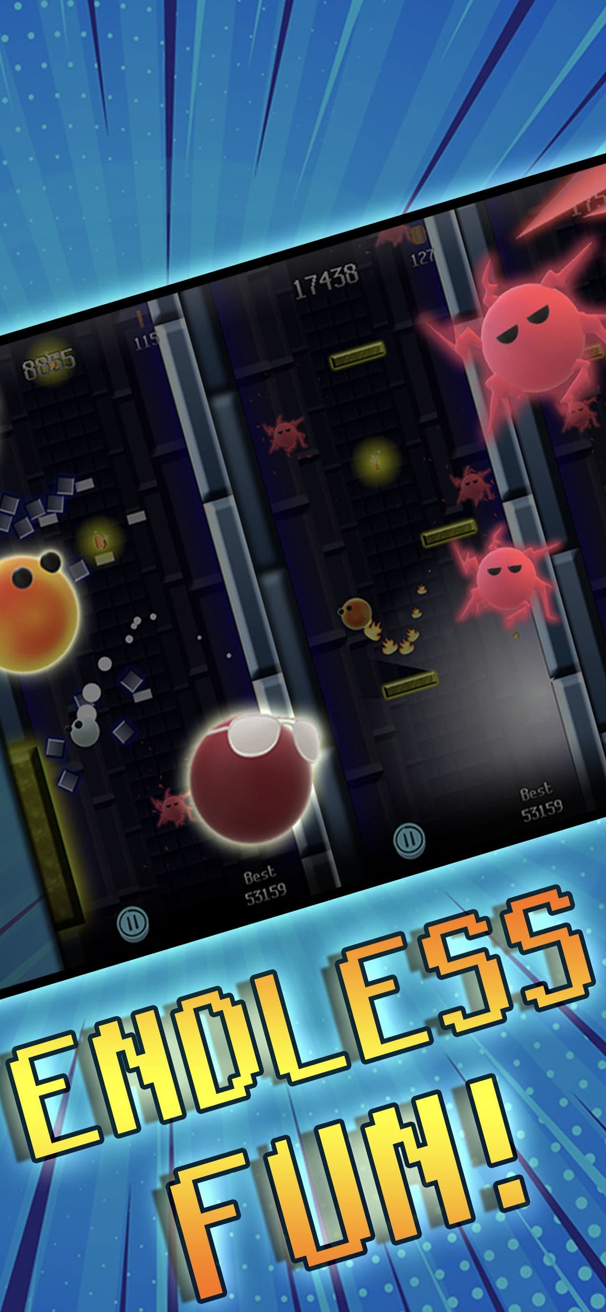 Glou - Jump to infinity! screenshot 2