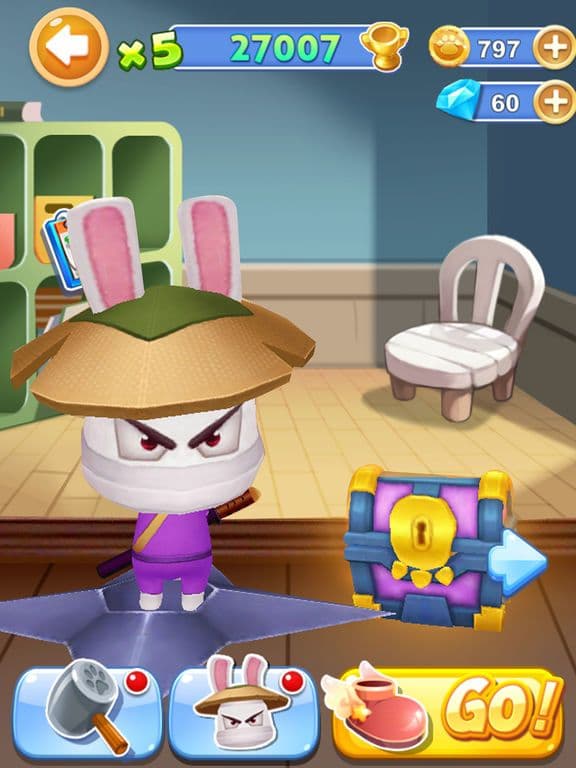 Run Ninja Rabbit Run screenshot 3