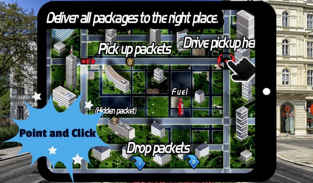 Red pickup - Free screenshot 3