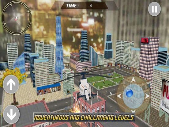 Police Helicop City Fly screenshot 3
