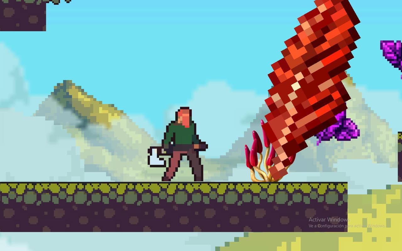 The wood cutter in the hill