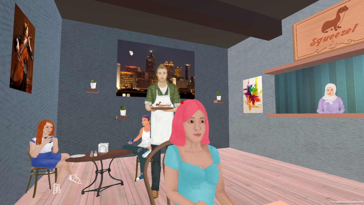 At a cafe with your best friend screenshot 2