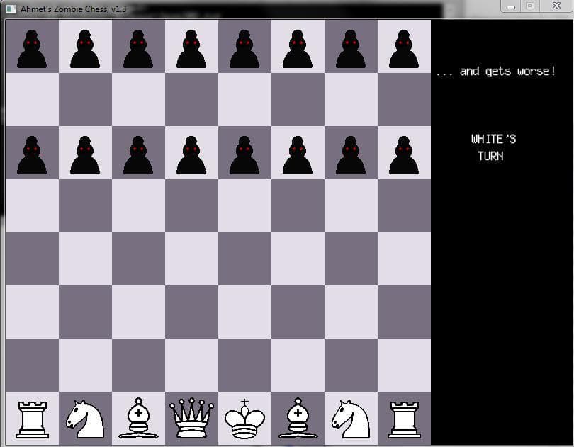 Ahmets Zombie Chess screenshot 2