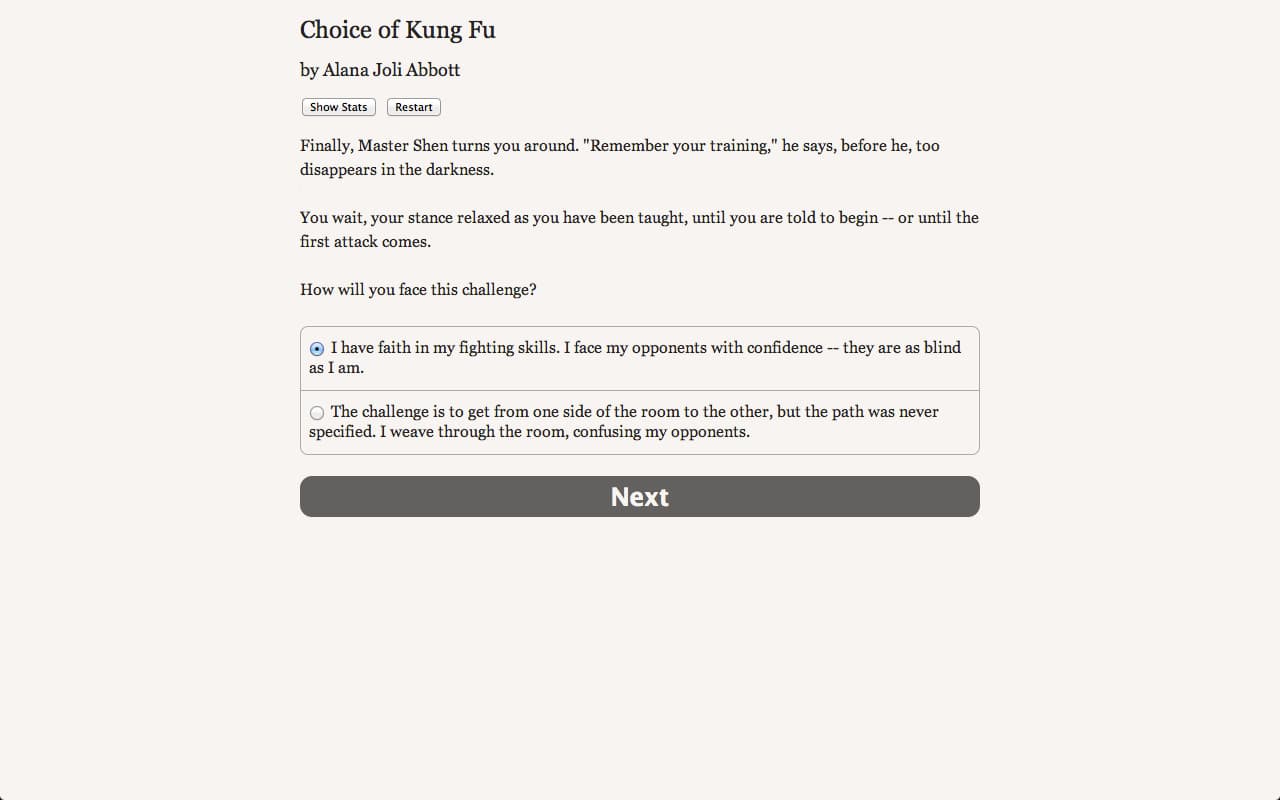 Choice of Kung Fu screenshot 4