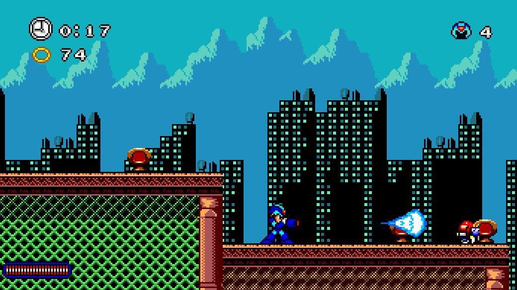 Megaman X in Sonic the Hedgehog - Blasting Adventure screenshot 5