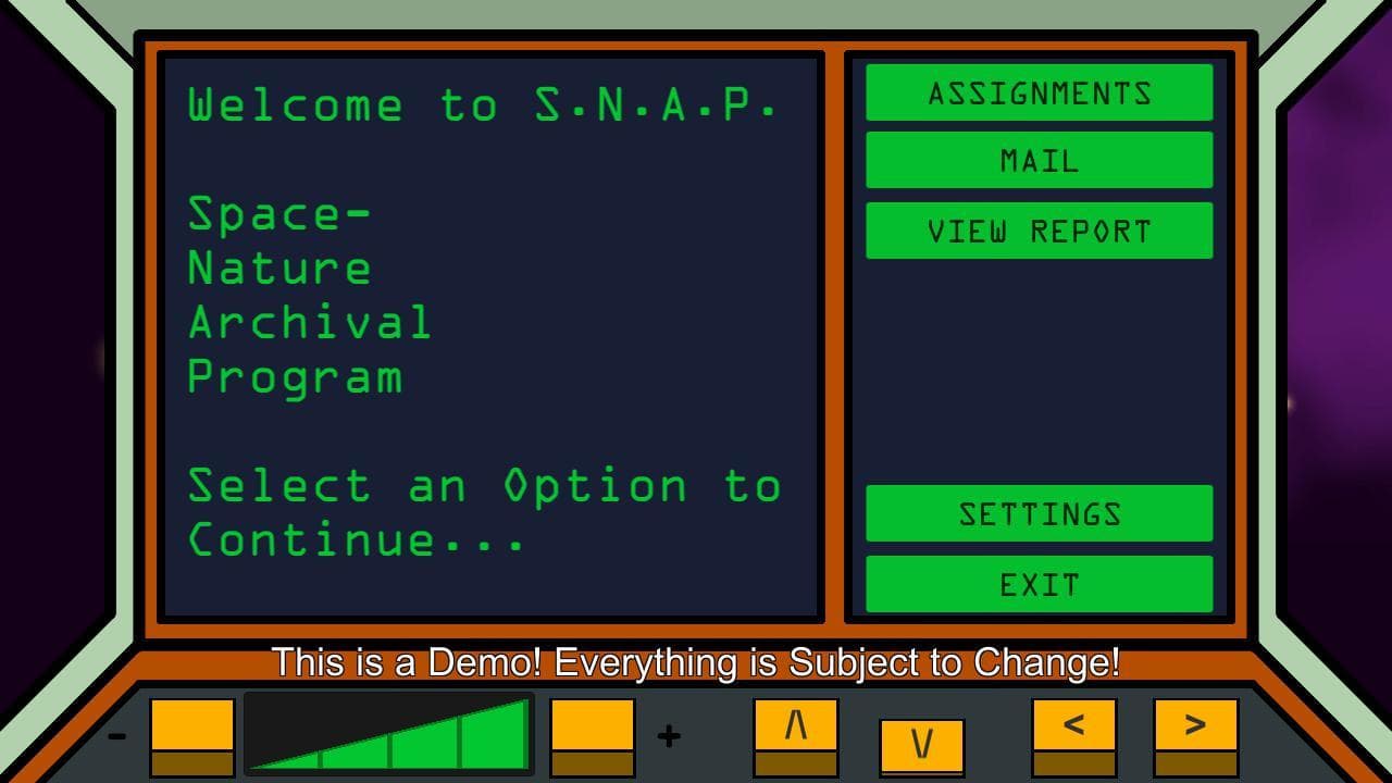 Project S.N.A.P.: Space-Nature Archival Program screenshot 2