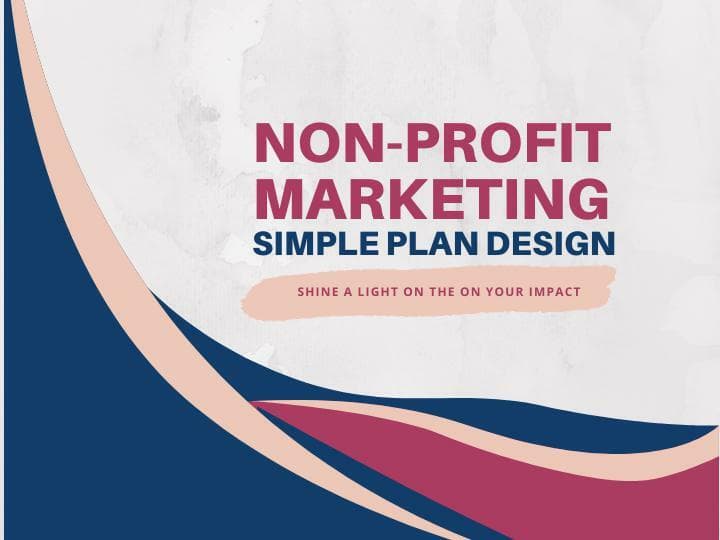 Simple marketing Plan Design
