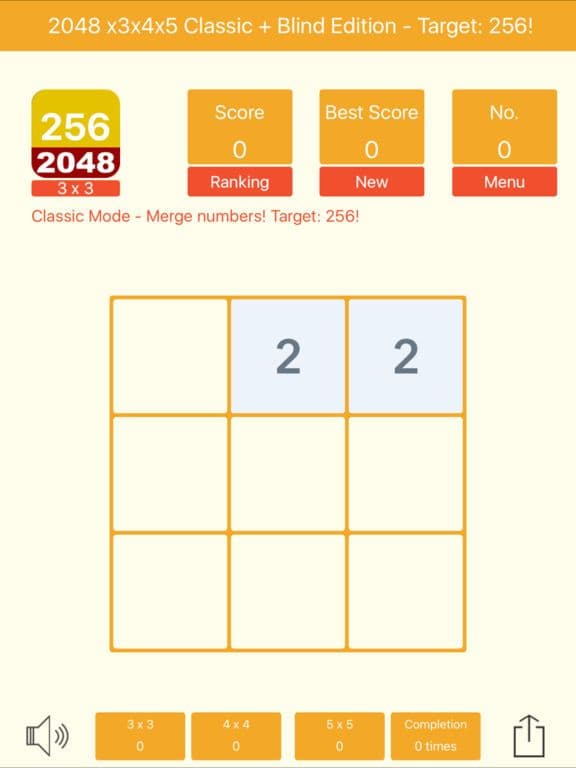2048 3x3 4x4 5x5 + Blind screenshot 5