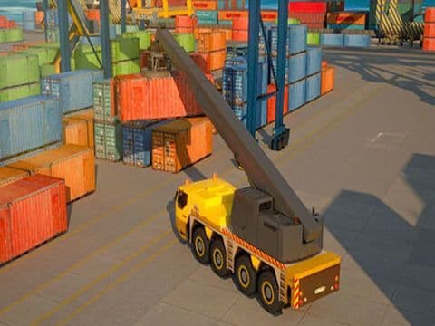 Crane Parking PRO - Full Construction Truck Madness Driving Simulator Version