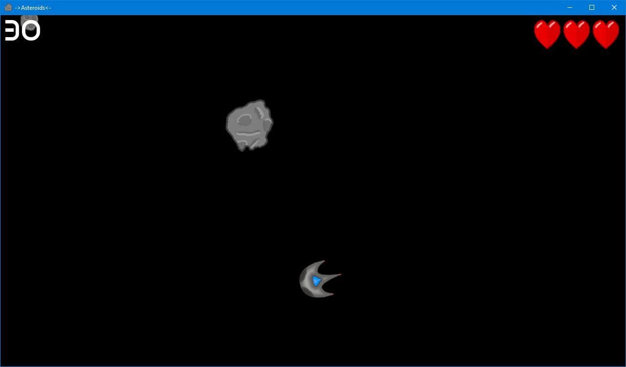 Asteroids (itch) (Boomboxpl) screenshot 2
