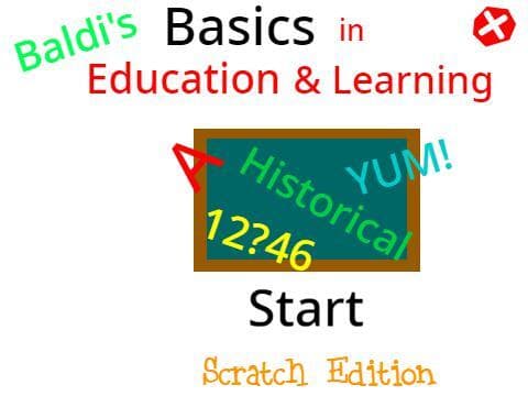 Baldis Basics but baldi is invisible