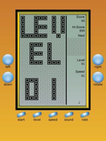 Classic Brick Game screenshot 2
