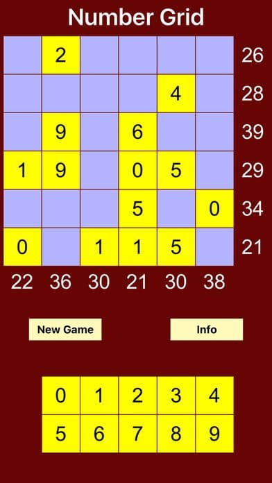 NumberGrid screenshot 4