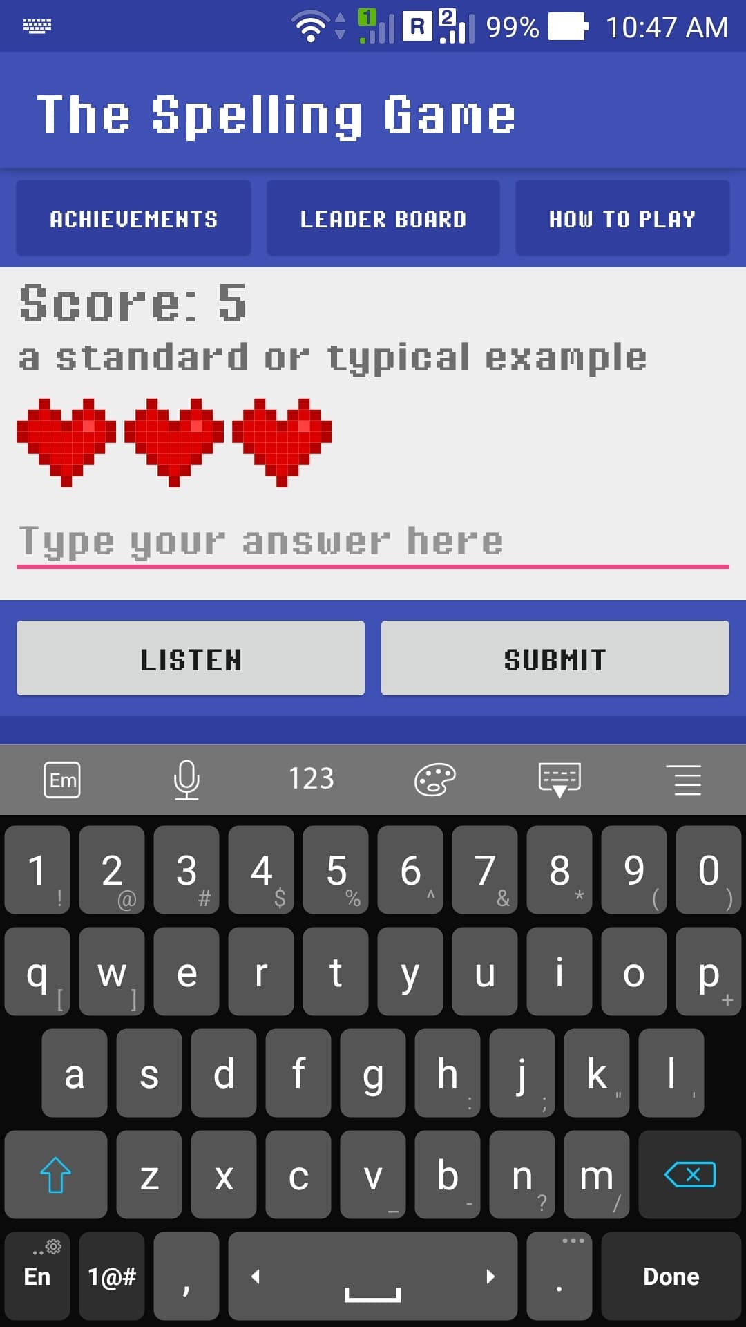 The Spelling Game screenshot 4