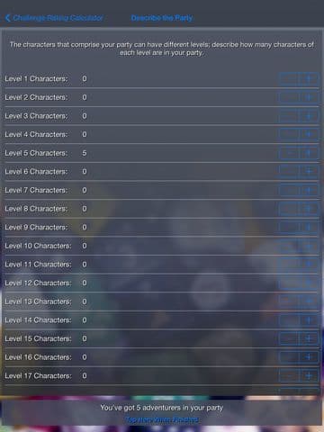 Encounter Challenge Calc screenshot 6