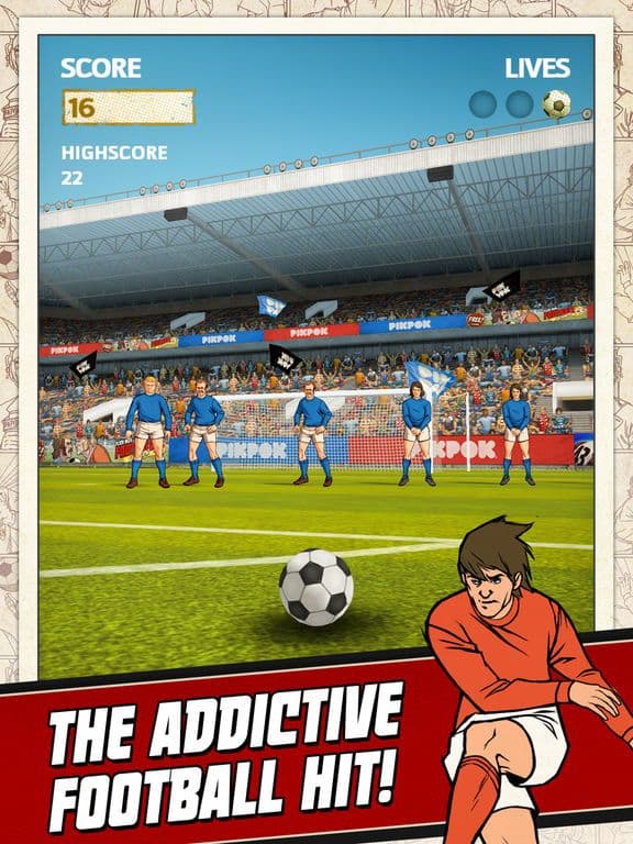 Flick Kick Football Kickoff screenshot 2