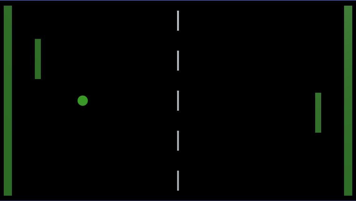 Pong (2 player game) screenshot 2
