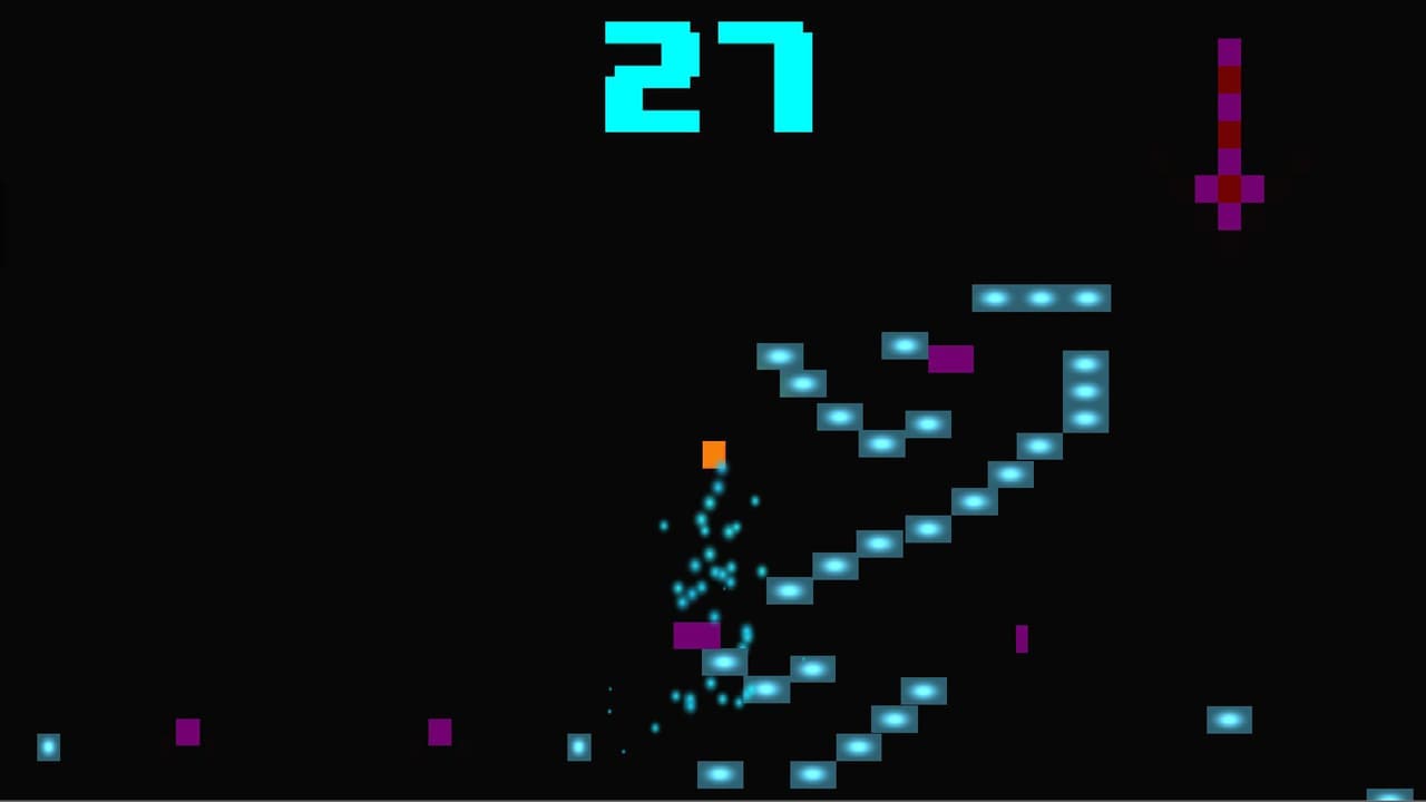 Orange Square Cyan Blocks screenshot 3