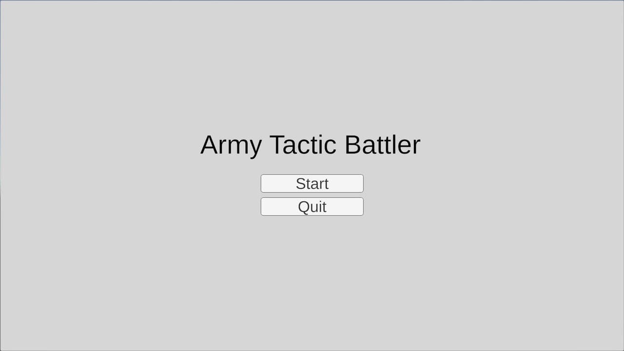 Army Tactic Battler