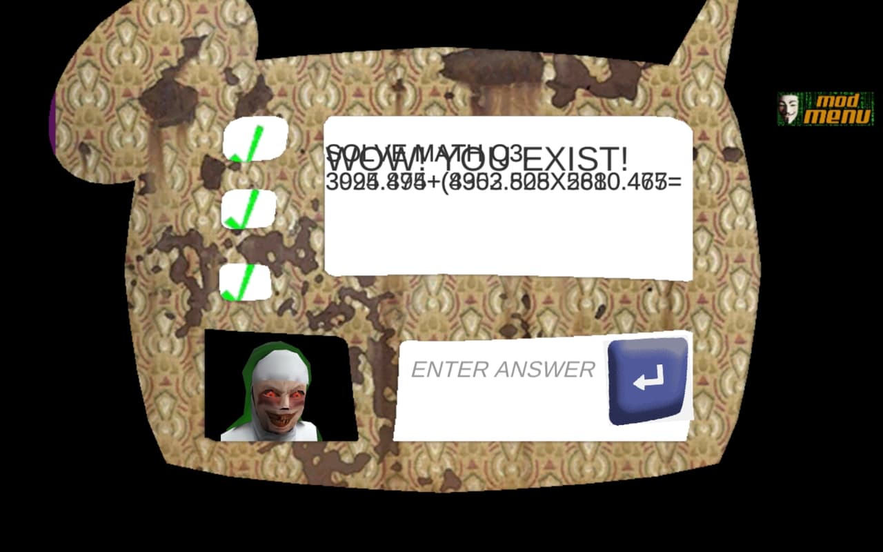 SCARY NUN BASİCS ANDROİD MOD MENU screenshot 3