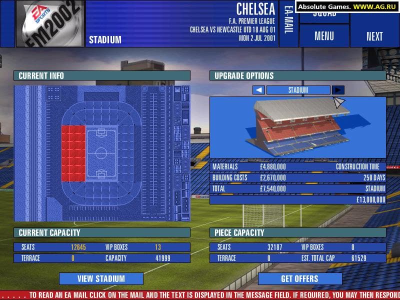 FA Premier League Football Manager 2002 screenshot 6