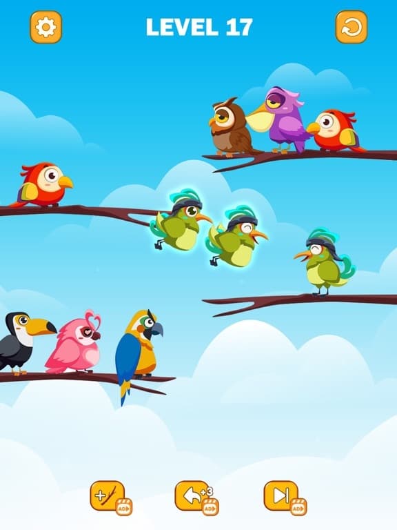 Bird Color Sort Puzzle screenshot 4