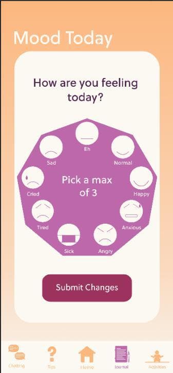 UI UX Advanced - Wellness Guardian App Page