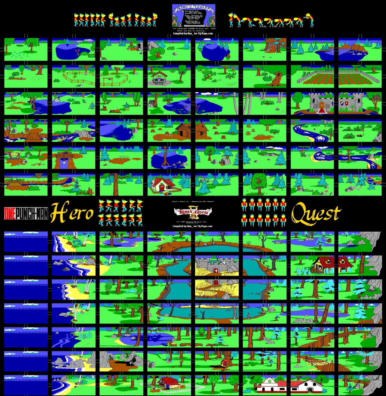 Hero Quest 1-2 - Kings Quest 1-2 AGI Hack