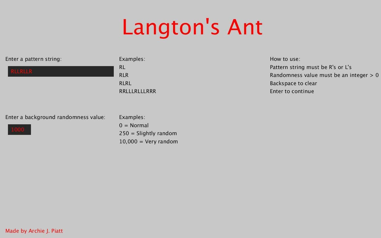 Langtons Ant (itch) (Arcus) screenshot 2