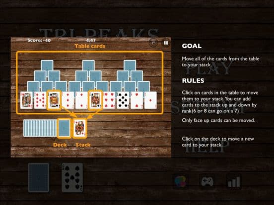Solitaire Tri-Peaks Go