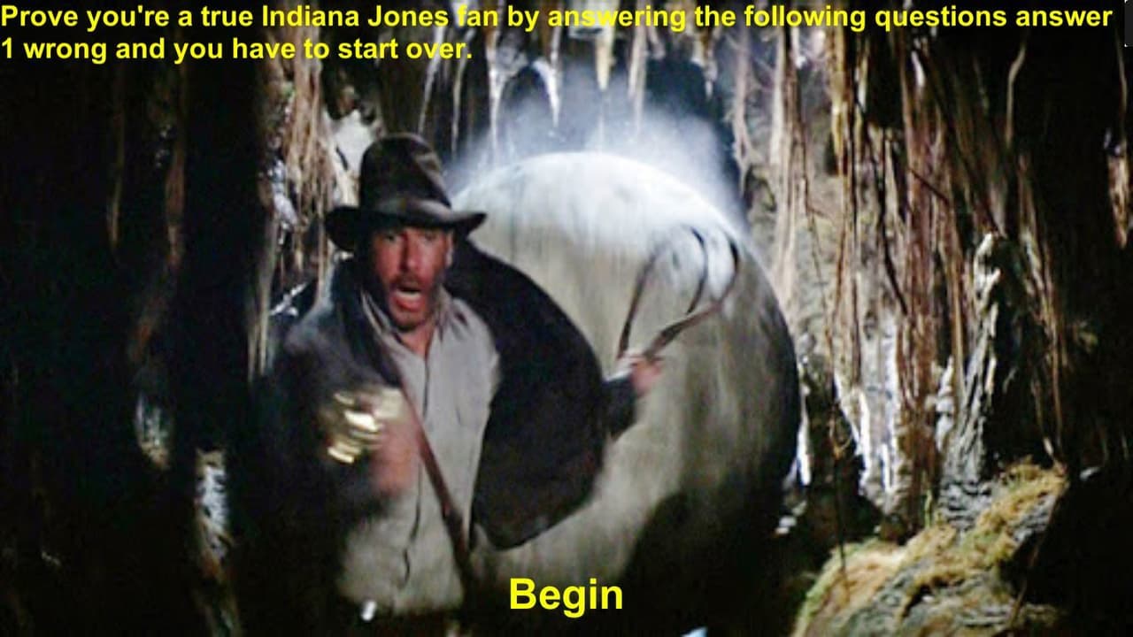 Indiana Jones Trivia Game screenshot 2