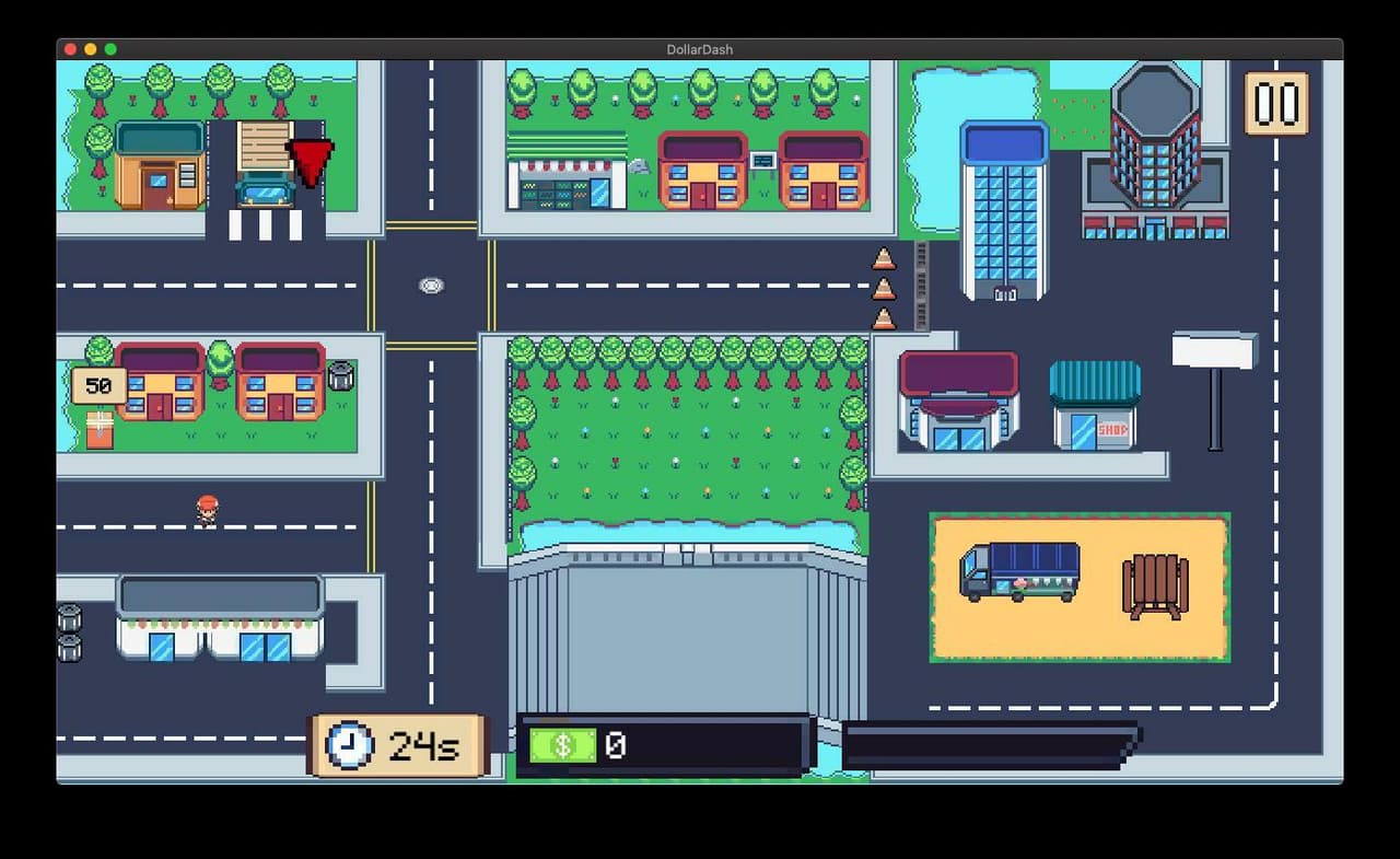 DollarDash | "Dollar" Theme GameJam screenshot 2