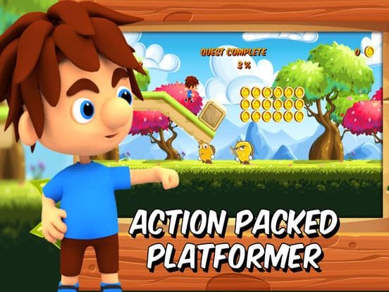 Hopper Steve - platformer games in adventure world screenshot 2