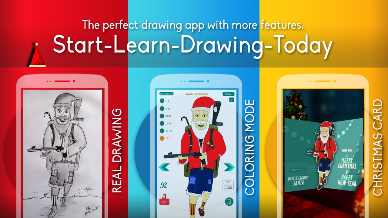 How to draw Santa Claus Step by Step screenshot 4
